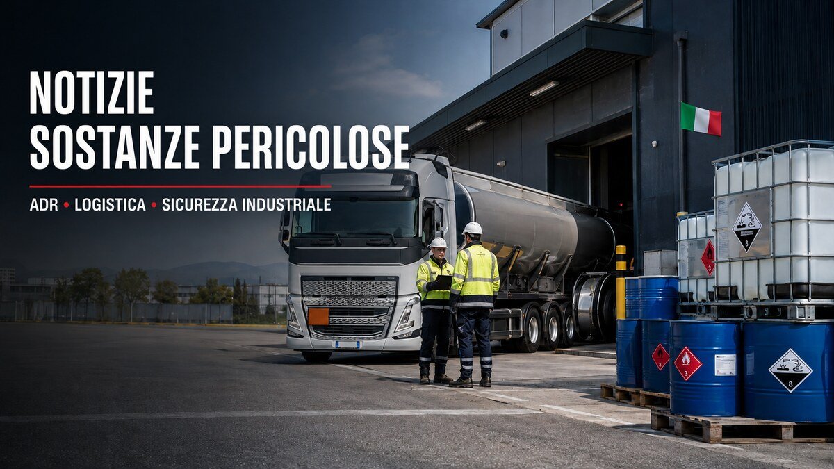 Notizie su sostanze pericolose, ADR e sicurezza industriale